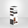 JS Gourmet - Manual Coffee Grinder with Adjustable Settings, Brown - - Mounts For Less