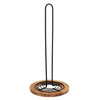 JS Gourmet - Metal and Wood Kitchen Towel Holder - - Mounts For Less