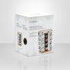 JS Gourmet - Rotating Stainless Steel Spice Rack with 16 Glass Jars - - Mounts For Less