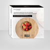 JS Gourmet - Round Digital Kitchen Scale with LCD Display, Made of Bamboo - - Mounts For Less