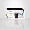 JS Gourmet - Set of 2 Double-Wall Iridescent Glass Mugs, 250ml Capacity - - Mounts For Less