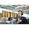 JVC - Active Noise Cancelling Wireless Headphones with Built-in Microphone and Remote Control, Black - - Mounts For Less