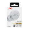 JVC - Compact Noise Cancelling Headphones with Microphone and Touch Control, White - - Mounts For Less