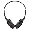 JVC - FLATS Wired Headphones, Lightweight and Foldable with Integrated Microphone and Remote Control, Black - - Mounts For Less