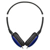 JVC - FLATS Wired Headphones, Lightweight and Foldable with Integrated Microphone and Remote Control, Blue - - Mounts For Less