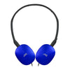 JVC - FLATS Wired Headphones, Lightweight and Foldable with Integrated Microphone and Remote Control, Blue - - Mounts For Less
