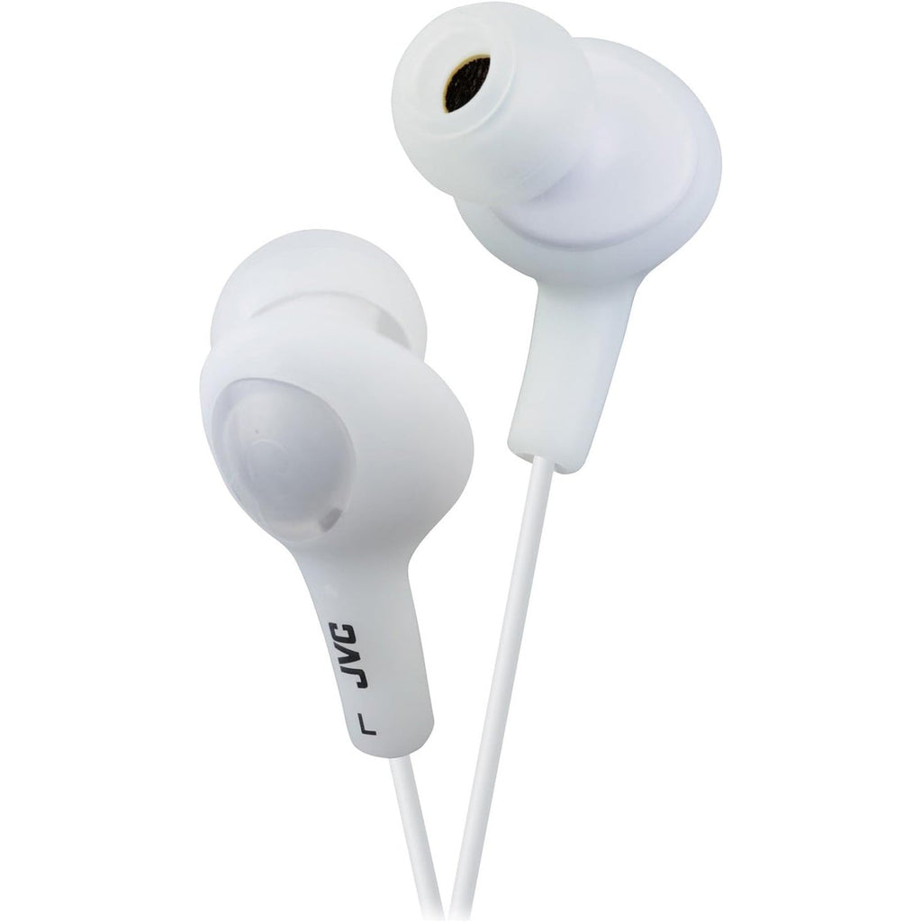 JVC - Gumy Plus Wired In-Ear Headphones, White - - Mounts For Less