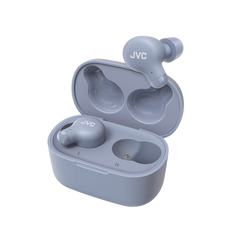 JVC HA-A18T-A - Marshmallow In-Ear Headphones, Bluetooth 5.3, With Charging Box and Touch Controls, Blue - - Mounts For Less