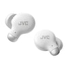 JVC HA-A25T-W - Marshmallow In-Ear Headphones with Noise Cancellation, Bluetooth 5.3, Charging Case and Touch Controls, White - - Mounts For Less