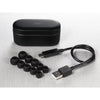 JVC - High-Resolution In-Ear Headphones, Adaptive Active Noise Cancellation, Wood Pattern - - Mounts For Less