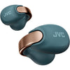JVC - Nearphones Wireless Headphones with Charging Case and Built-in Microphone, Turquoise - - Mounts For Less