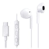 JVC - USB Type-C In-Ear Headphones with Integrated Microphone and Remote Control, White - - Mounts For Less