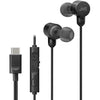 JVC - Wired In-Ear Headphones, USB-C, High Resolution, Built-in Microphone, Black - - Mounts For Less