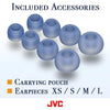 JVC - Wired In-Ear Headphones, USB-C, High Resolution, Built-in Microphone, Blue - - Mounts For Less