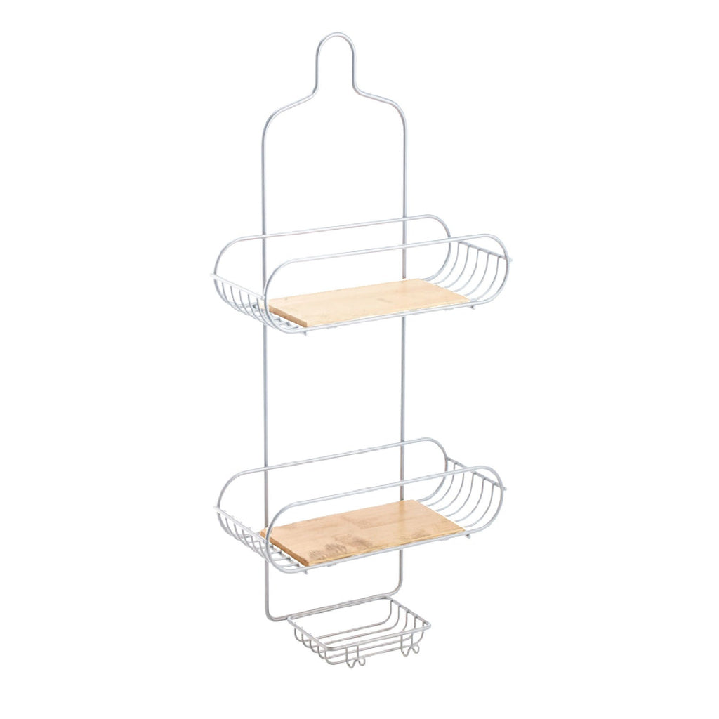 Jessar - Hanging Holder for Shower Accessories, Silver - - Mounts For Less