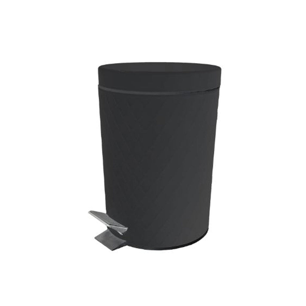 Jessar - Pedal Bin with Soft Close, 5 Liters Capacity, Black - - Mounts For Less