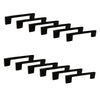 Jessar - Set of 12 Cabinet Handles, 96mm Height, From the Soho Collection, Black - - Mounts For Less