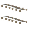 Jessar - Set of 12 Cabinet Handles, 96mm Height, From the Soho Collection, Silver - - Mounts For Less