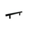 Jessar - Set of 12 Cabinet Handles, 96mm Height, From the Stanley Collection, Black - - Mounts For Less