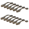 Jessar - Set of 12 Cabinet Handles, 96mm Height, From the Sunkey Collection, Silver - - Mounts For Less