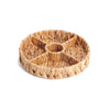 Jessar - Set of 2 5-Section Storage Baskets, Made of Water Hyacinth - - Mounts For Less