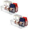 Jessar - Set of 2 Storage Organizers for Fridge or Freezer, 32 X 21 X 9cm - - Mounts For Less