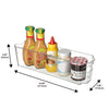 Jessar - Set of 2 Storage Organizers for Fridge or Freezer, 37.5 X 10.5 X 9.5cm - - Mounts For Less