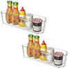 Jessar - Set of 2 Storage Organizers for Fridge or Freezer, 37.5 X 10.5 X 9.5cm - - Mounts For Less