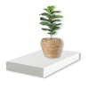 Jessar - Set of 3 Floating Wall Shelves, 15.75" x 9.25" x 1.5", White - - Mounts For Less