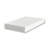 Jessar - Set of 3 Floating Wall Shelves, 15.75" x 9.25" x 1.5", White - - Mounts For Less