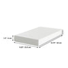 Jessar - Set of 3 Floating Wall Shelves, 15.75" x 9.25" x 1.5", White - - Mounts For Less