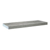 Jessar - Set of 3 Floating Wall Shelves, 23.6" x 9.25" x 1.5", Grey - - Mounts For Less