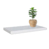 Jessar - Set of 3 Floating Wall Shelves, 23.6" x 9.25" x 1.5", White - - Mounts For Less