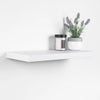 Jessar - Set of 3 Floating Wall Shelves, 23.6" x 9.25" x 1.5", White - - Mounts For Less