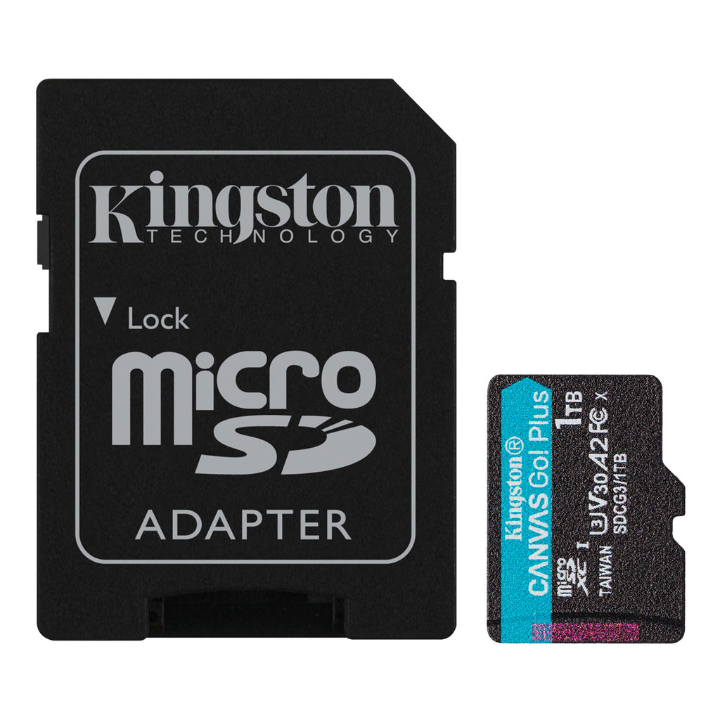 Kingston - Canvas Go! Plus MicroSD Memory Card, 170R A2 U3 V30, 1TB Capacity - - Mounts For Less