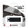Kingston - DataTraveler 70 USB Type-C 3.2 Gen 1 Flash Drive, 128 GB Capacity, Black - - Mounts For Less