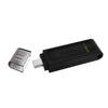 Kingston - DataTraveler 70 USB Type-C 3.2 Gen 1 Flash Drive, 256 GB Capacity, Black - - Mounts For Less