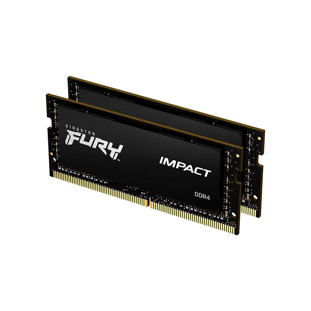 Kingston - Set of 2 Fury Memory Modules DDR4 64GB, 2666MHz, Non-ECC Unbuffered SODIMM - - Mounts For Less