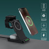 LAX - 3 in 1 Fast Wireless Charging Station, Black - - Mounts For Less