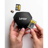 Lexar - 3 in 1 USB Card Reader For SD, Micro SD and CF Cards, Black - - Mounts For Less