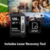 Lexar - SDXC UHS-I 1066 x Professional Silver Series Card, Up to 160 MB/s Reading, 128GB Capacity - - Mounts For Less