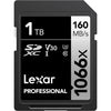 Lexar - SDXC UHS-I 1066 x Professional Silver Series Card, Up to 160 MB/s Reading, 1TB Capacity - - Mounts For Less