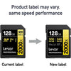 Lexar - SDXC UHS-II 2000X Professional Card, Up to 300 MB/s Reading, 128GB Capacity - - Mounts For Less