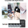 Lexar - microSDXC UHS-I Card with SD Adapter, Up to 160 MB/s Reading, 128GB Capacity - - Mounts For Less