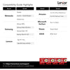 Lexar - microSDXC UHS-I card, Up to 150 MB/s reading, 128 GB capacity - - Mounts For Less