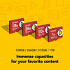 Lexar - microSDXC UHS-I card, Up to 150 MB/s reading, 128 GB capacity - - Mounts For Less