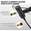 Maono - Rechargeable Omnidirectional Lavalier Microphone, 90 Hour Battery Life, Black - - Mounts For Less