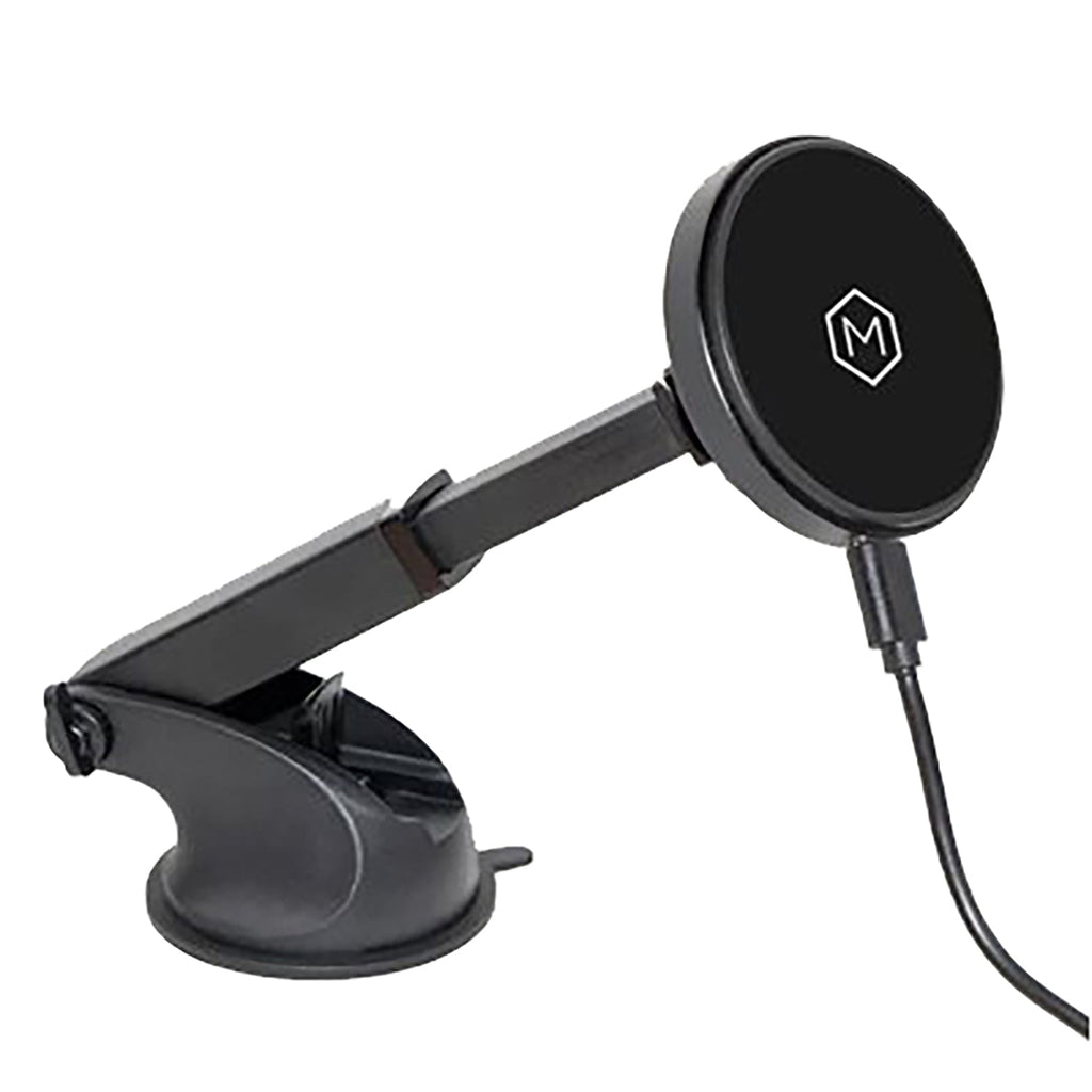 MightyMount - Magsafe Magnetic Phone Holder, With Wireless Charger, For Car Dashboard, Black - - Mounts For Less