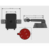 MightyMount - Phone Holder for Car Dashboard or Windshield, Black - - Mounts For Less