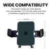 MightyMount - Phone Holder for Car Dashboard or Windshield, Black - - Mounts For Less